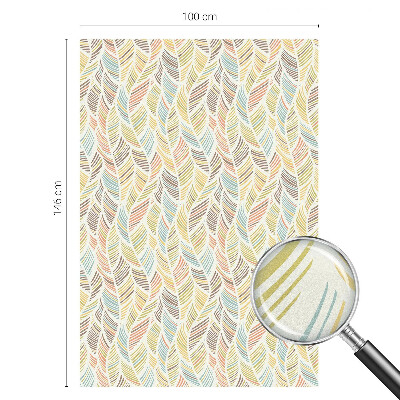 Zelfklevende raamfolie glas in lood Regenboogveren