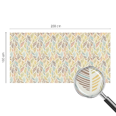 Zelfklevende raamfolie glas in lood Regenboogveren