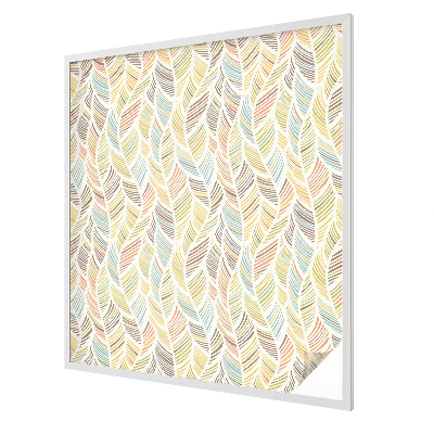 Zelfklevende raamfolie glas in lood Regenboogveren