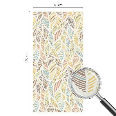 Zelfklevende raamfolie glas in lood Regenboogveren