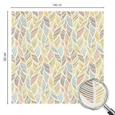 Zelfklevende raamfolie glas in lood Regenboogveren