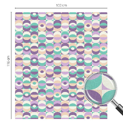 Glas in lood folie voor raam Kleurrijke patronen