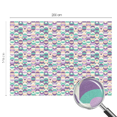 Glas in lood folie voor raam Kleurrijke patronen