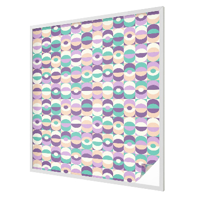 Glas in lood folie voor raam Kleurrijke patronen