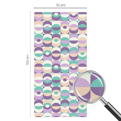 Glas in lood folie voor raam Kleurrijke patronen