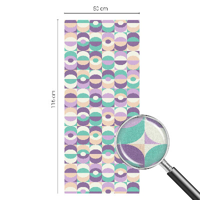 Glas in lood folie voor raam Kleurrijke patronen