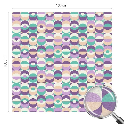 Glas in lood folie voor raam Kleurrijke patronen