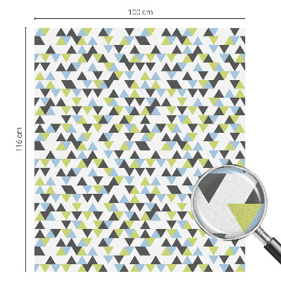 Privacy folie raam Geometrische driehoeken