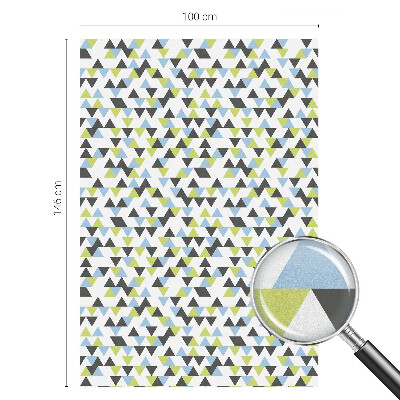 Privacy folie raam Geometrische driehoeken