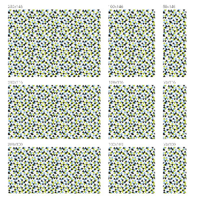 Privacy folie raam Geometrische driehoeken