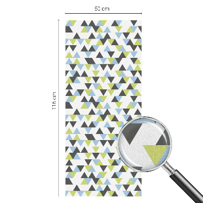 Privacy folie raam Geometrische driehoeken