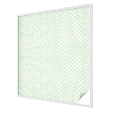 Zelfklevende raamfolie glas in lood Pastelsymmetrie