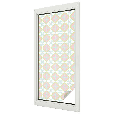 Privacy folie raam Pastel ornament