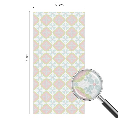 Privacy folie raam Pastel ornament