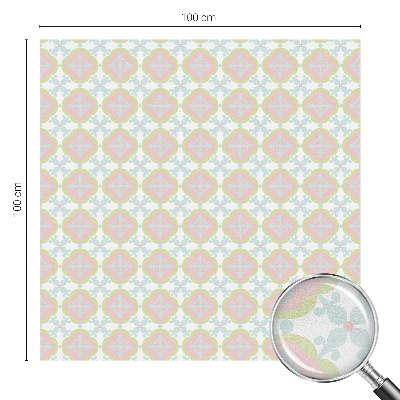 Privacy folie raam Pastel ornament