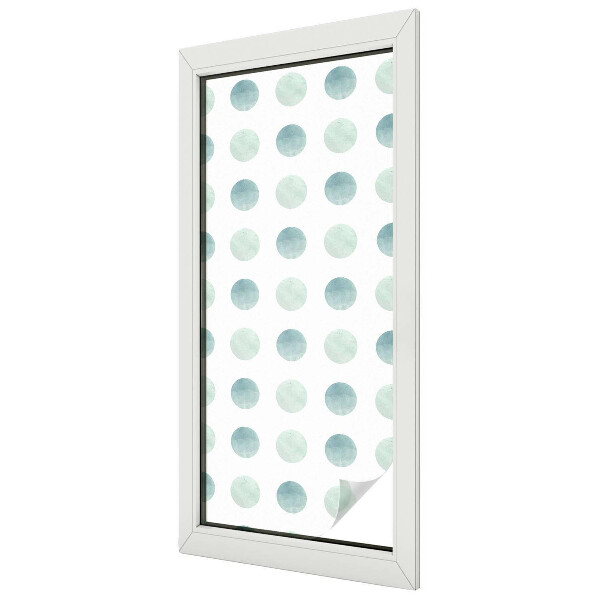 Glas in lood folie voor raam Fijne cirkels