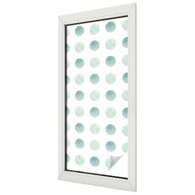 Glas in lood folie voor raam Fijne cirkels