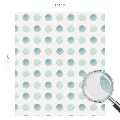 Glas in lood folie voor raam Fijne cirkels