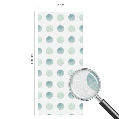 Glas in lood folie voor raam Fijne cirkels