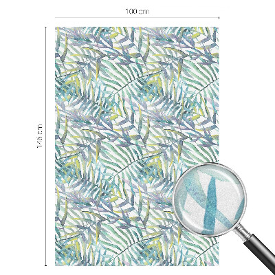 Glas in lood raamfolie Tropische aquarel