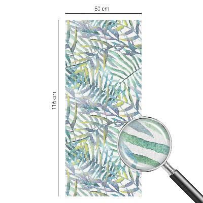 Glas in lood raamfolie Tropische aquarel