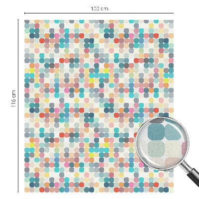 Glas in lood raamfolie Kleurrijke vierkanten