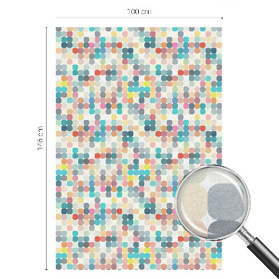 Glas in lood raamfolie Kleurrijke vierkanten