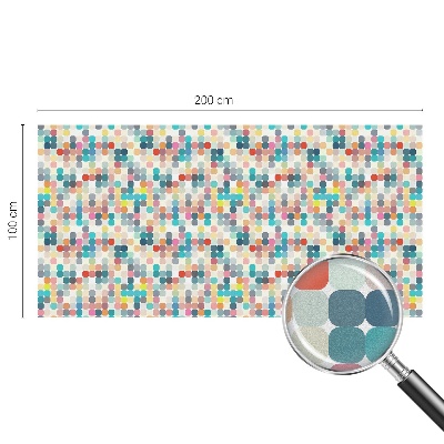 Glas in lood raamfolie Kleurrijke vierkanten