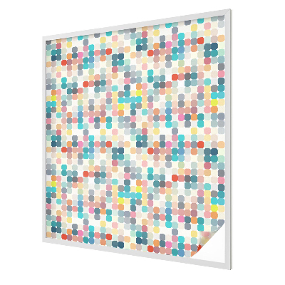 Glas in lood raamfolie Kleurrijke vierkanten