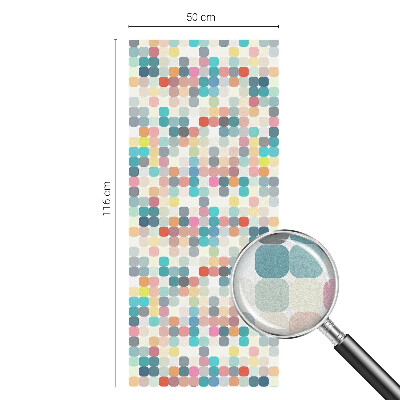 Glas in lood raamfolie Kleurrijke vierkanten