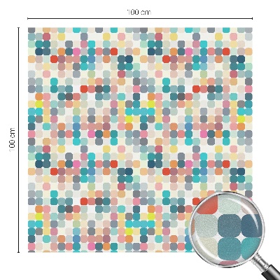 Glas in lood raamfolie Kleurrijke vierkanten