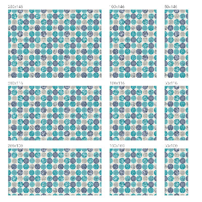 Glas in lood folie voor raam Geometrische cirkels