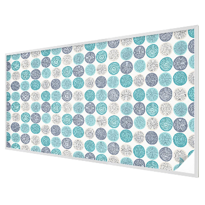 Glas in lood folie voor raam Geometrische cirkels