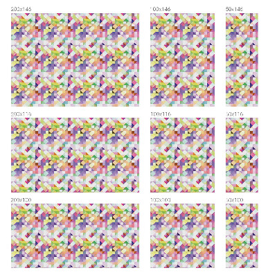 Privacy folie raam Abstracte mozaïek