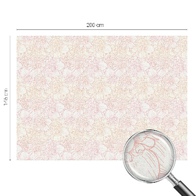 Glas in lood raamfolie Bloemen elegantie