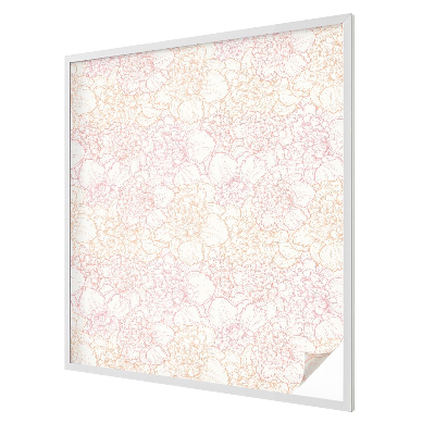 Glas in lood raamfolie Bloemen elegantie