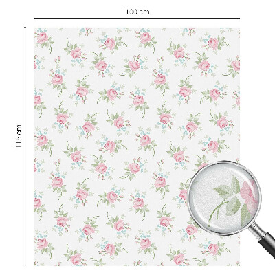 Privacy folie raam Romantische rozen