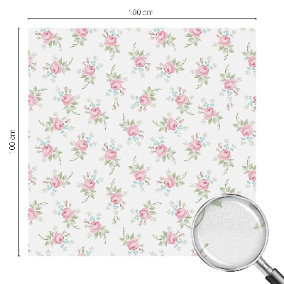 Privacy folie raam Romantische rozen