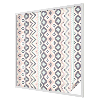 Glas in lood folie voor raam Pastelgeometrie