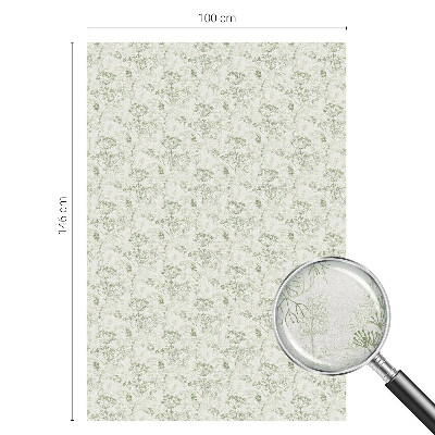 Zelfklevende raamfolie glas in lood Botanisch patroon