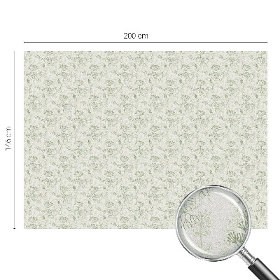 Zelfklevende raamfolie glas in lood Botanisch patroon