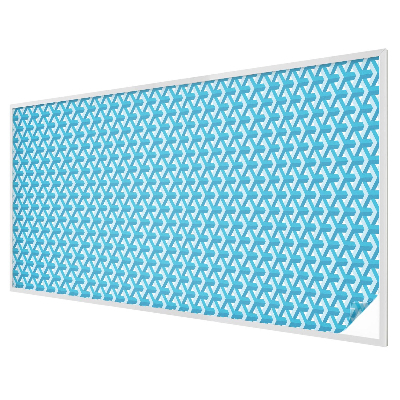 Melkglas folie met glas in lood effect Geometrische kubussen