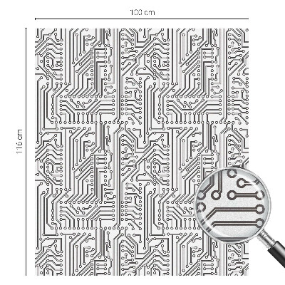 Glas in lood raamfolie Technisch thema