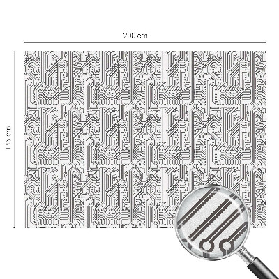 Glas in lood raamfolie Technisch thema