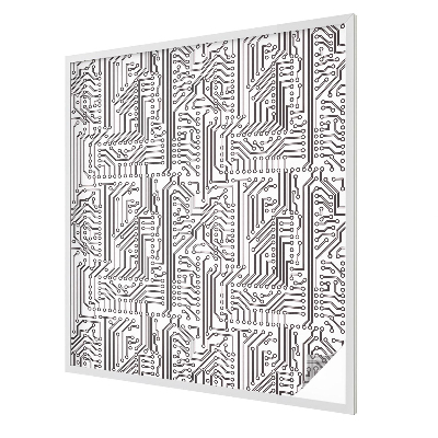 Glas in lood raamfolie Technisch thema