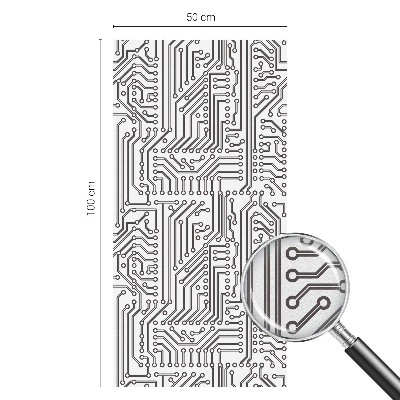 Glas in lood raamfolie Technisch thema