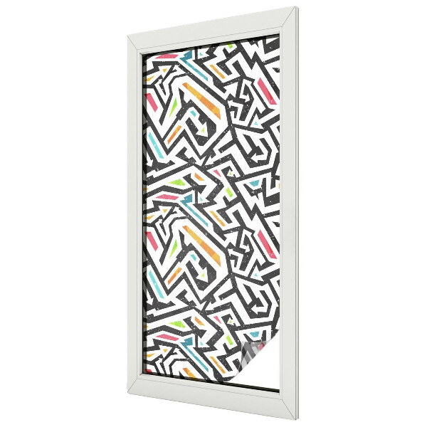 Privacy folie raam Abstracte geometrie