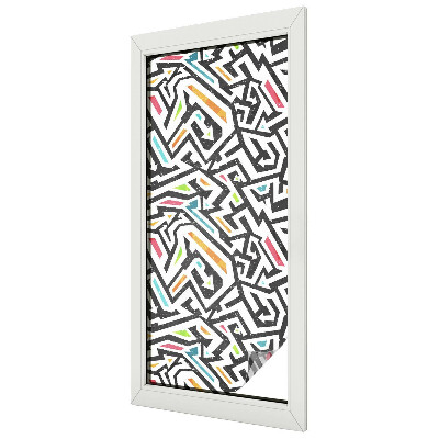 Privacy folie raam Abstracte geometrie