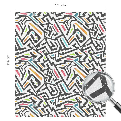 Privacy folie raam Abstracte geometrie