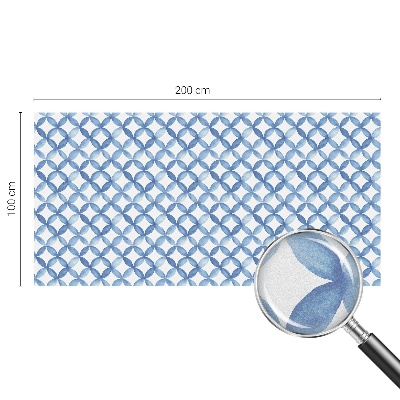 Zelfklevende raamfolie glas in lood Geometrische bloemen